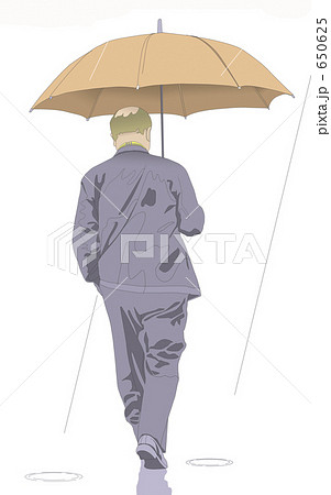 人物 男性 歩く 後ろ姿 背中のイラスト素材 Pixta