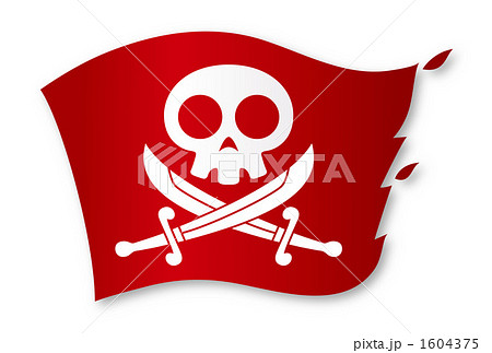 海賊旗の写真素材