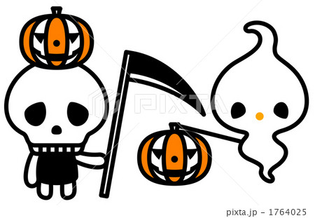 死神 ハロウィンのイラスト素材