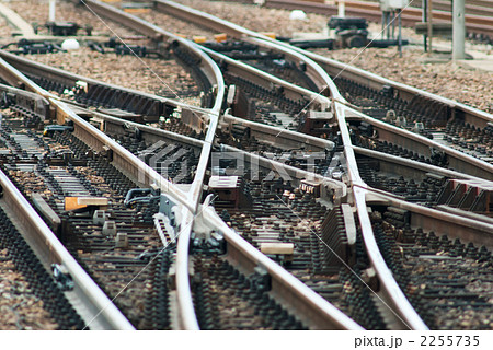 鉄道　ポイント切り替え 線路 ポイント切り替え 鉄道 ポイントの写真素材 - PIXTA