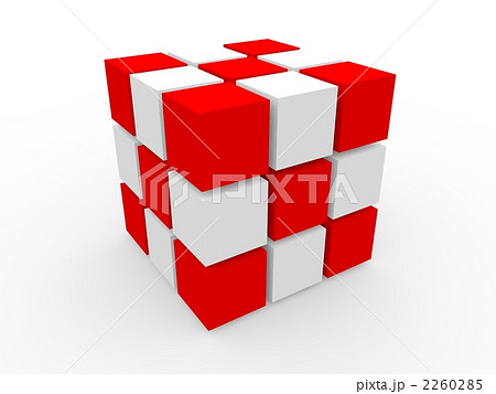 ルービックキューブのイラスト素材