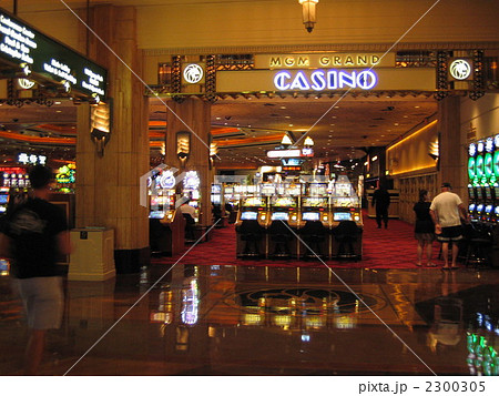 カジノフロア 賭博の写真素材