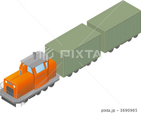 貨物列車 乗り物 列車 電車のイラスト素材 貨物列車 乗り物 列車 電車のイラスト素材