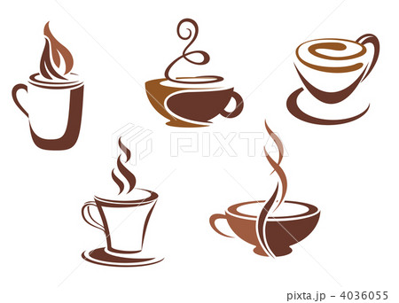 イラスト コーヒー 看板のイラスト素材 Pixta