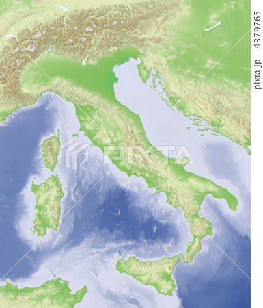 イタリア 地図 イラスト Cgのイラスト素材