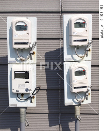 電子式水道メーターの写真素材 電子式水道メーターの写真素材