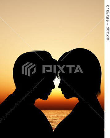誓いのキスのイラスト素材