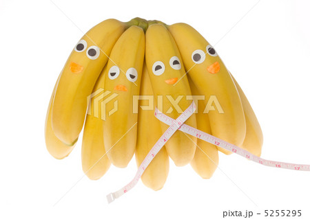 メジャー ばなな バナナ キャラクターの写真素材