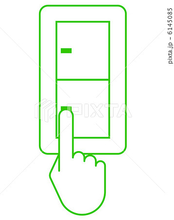 電気スイッチのイラスト素材