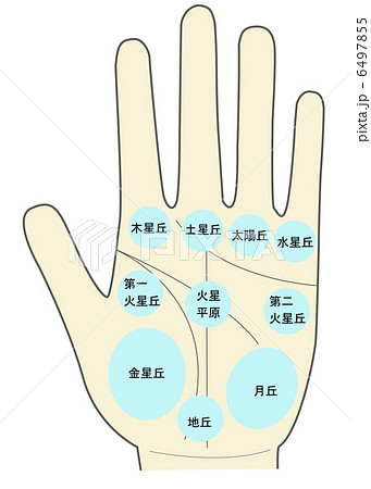 Palm Reading Illustrations Palm Reading Illustrations