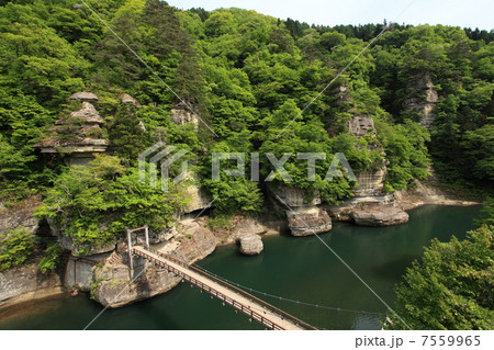 塔のへつりの写真素材 - PIXTA