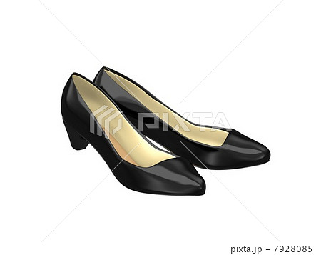 パンプス 婦人靴 ローヒール 靴のイラスト素材