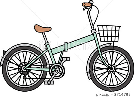 自転車 サイクリング 走行 イラストのイラスト素材