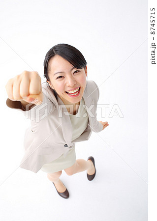 見下げる 斜俯瞰の写真素材