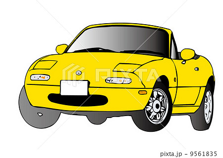 Miata ユーノス Mx 5 ロードスター Mazdaのイラスト素材