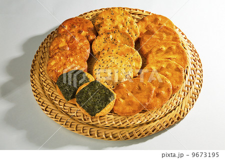 べいかせんべいの写真素材
