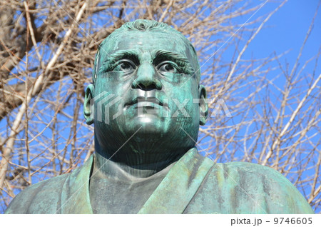 C038 ブロンズ像　西郷隆盛　敬天愛人 C038 ブロンズ像 西郷隆盛 敬天愛人 - メルカリ