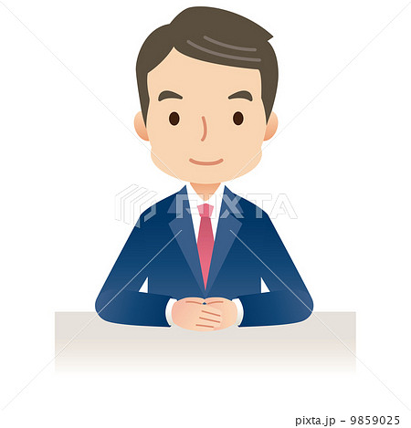 校長先生 社長 教師のイラスト素材