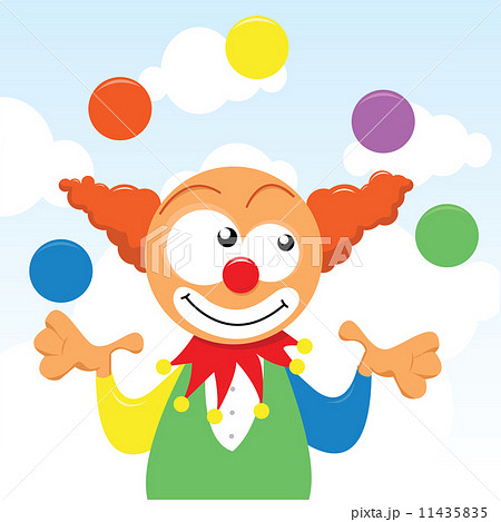 ジャグラーのイラスト素材