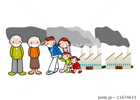 公害のイラスト素材