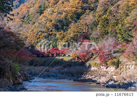 嵐山妙見堂の写真素材