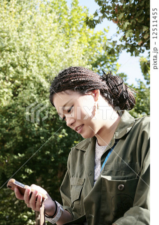 ブレイズヘアの写真素材
