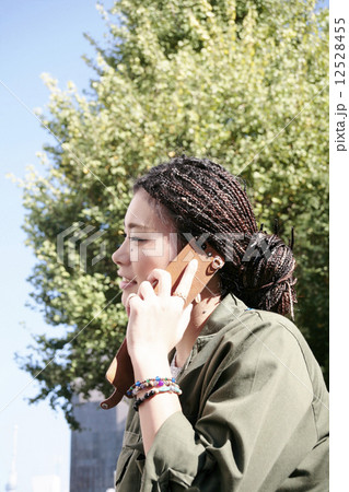 ブレイズヘアの写真素材