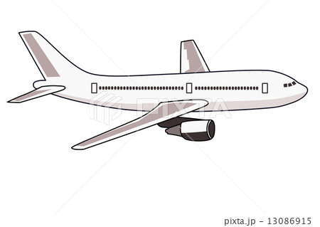 飛行機 ジェット旅客機 ジェット機 乗り物のイラスト素材