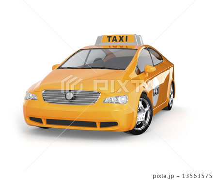 イエロー・キャブの写真素材 - PIXTA