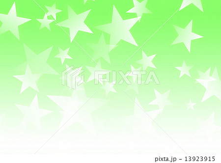 星 グラデーション 黄緑 背景のイラスト素材