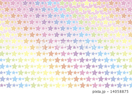 壁紙背景素材星彩虹色的插圖素材