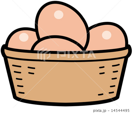 ベクター 鶏卵 卵 たんぱく質のイラスト素材