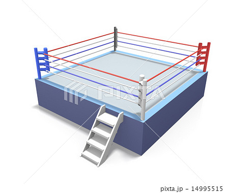 ボクシングリング マット ３ｄｃｇ 格闘技のイラスト素材