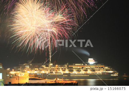 さぬき高松まつり花火大会の写真素材