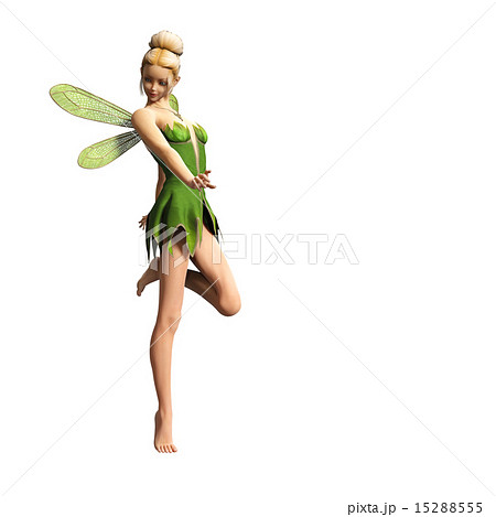 ティンカーベル風のイラスト素材