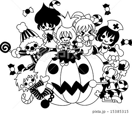 ピエロ お菓子 女の子 ファンタジーの写真素材 Pixta