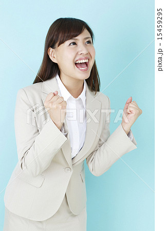 頑張れの写真素材