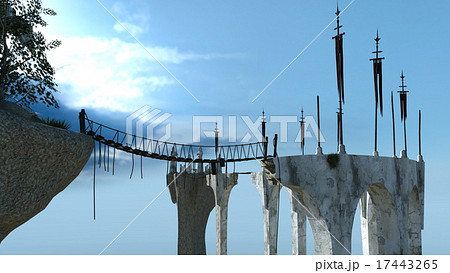 Cg 神秘的 天空 空 神殿の写真素材