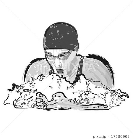 ブレストロークのイラスト素材