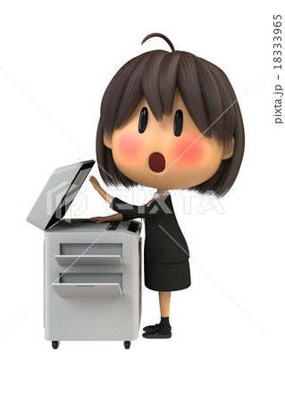 コピー機 故障のイラスト素材 - PIXTA