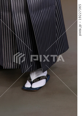 馬乗り袴の写真素材