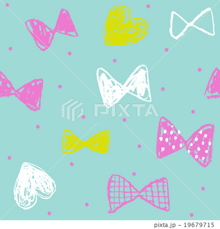 ベクター リボン 素敵 髪飾りの写真素材