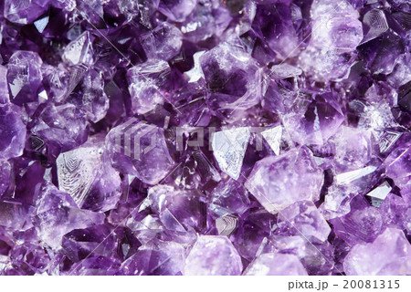 水晶紫色紫結晶照片素材