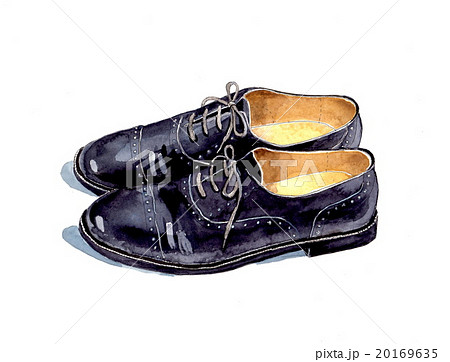靴 革靴 フォーマルシューズ ビジネスシューズのイラスト素材 Pixta