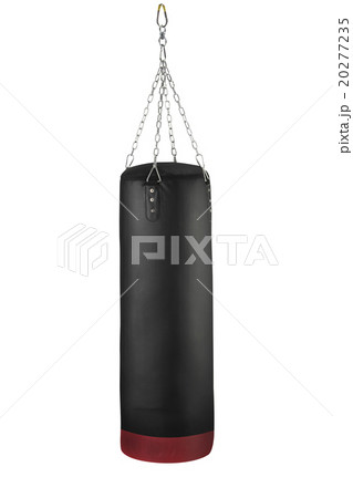 サンドバッグ 吊るす ハンギング 首吊りの写真素材