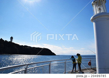 江ノ島 片瀬 西浜 ウッドデッキの写真素材 Pixta
