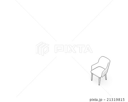 家具 シルエット 椅子 ファニチャーのイラスト素材