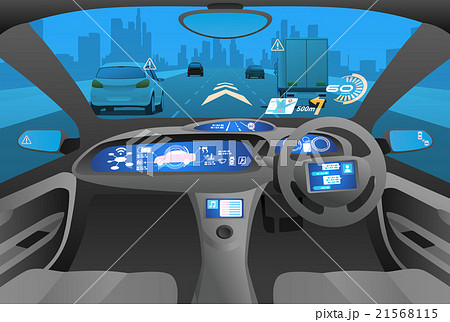 右ハンドルのイラスト素材