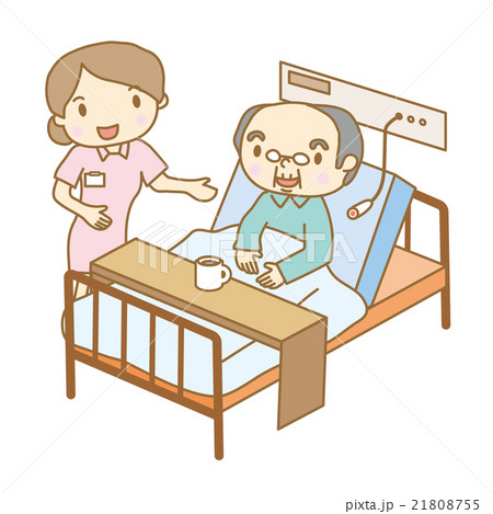 これまでで最高のイラスト 看護師 患者 美しい花の画像