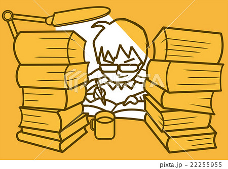 受験勉強のイラスト素材